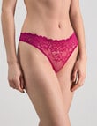 Bendon All Lacey Thong Brief, Fantasy Fushia product photo View 02 S