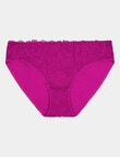 Bendon Lacey Bikini Brief, Fantasy Fushia product photo View 05 S