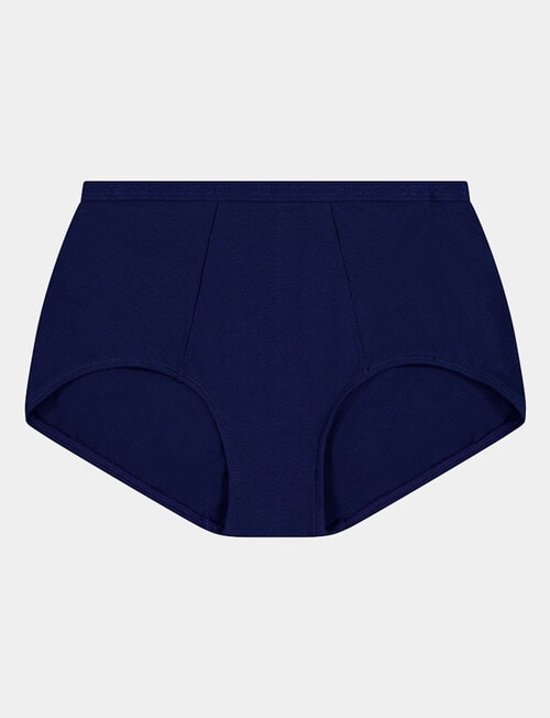 Bendon Body Cotton Full Brief, Medieval Blue product photo View 05 L