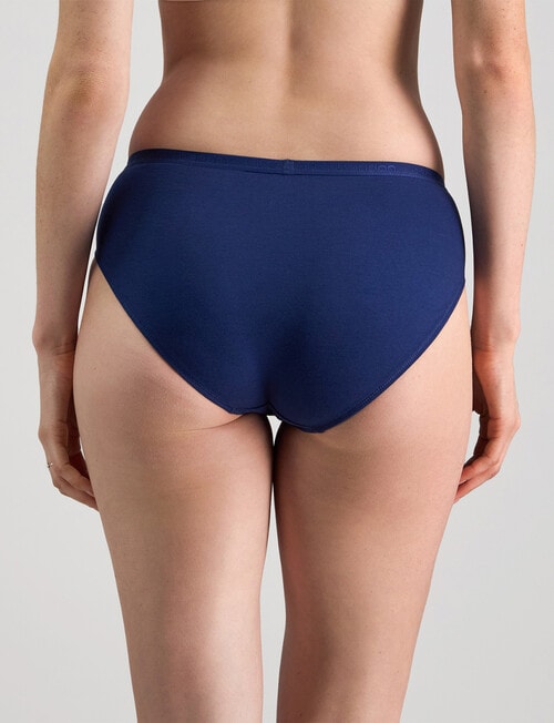 Bendon Body Cotton Bikini Brief, Medieval Blue product photo View 02 L