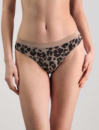 Bendon Seamless Thong Brief, Leopard Lover product photo