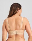 Bendon Bare Lace Back Strapless Bra, Latte, B-E product photo View 03 S