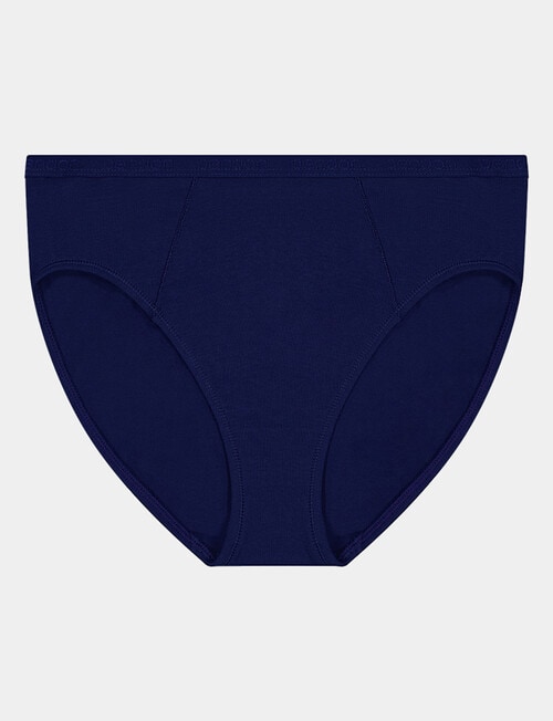 Bendon Body Cotton High Cut Brief, Medieval Blue product photo View 05 L