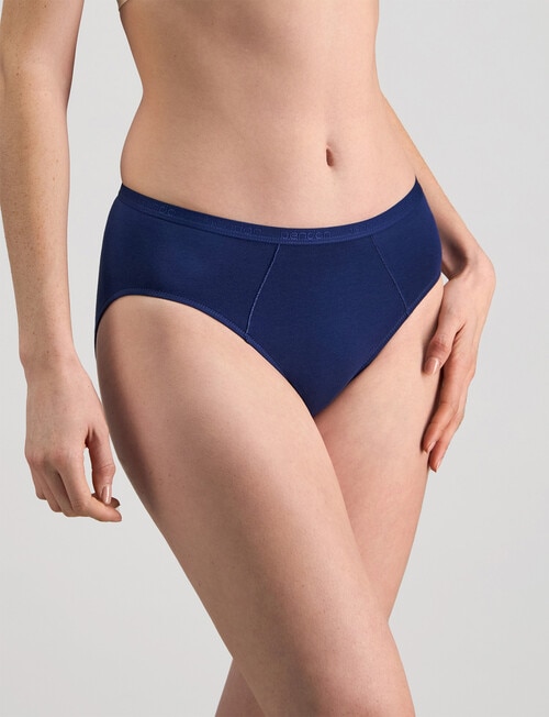 Bendon Body Cotton Bikini Brief, Medieval Blue product photo View 03 L