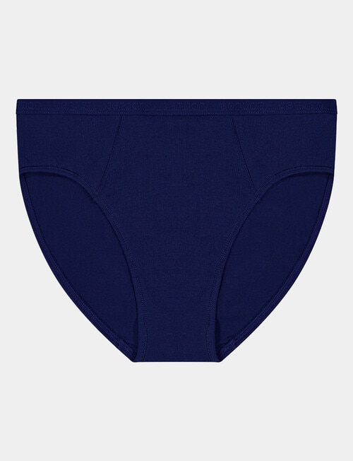 Bendon Body Cotton Bikini Brief, Medieval Blue product photo View 05 L