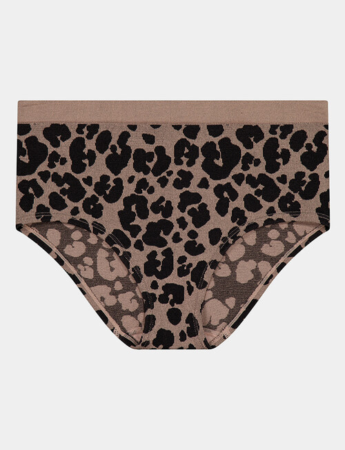 Bendon Seamless Full Brief, Leopard Lover product photo View 05 L
