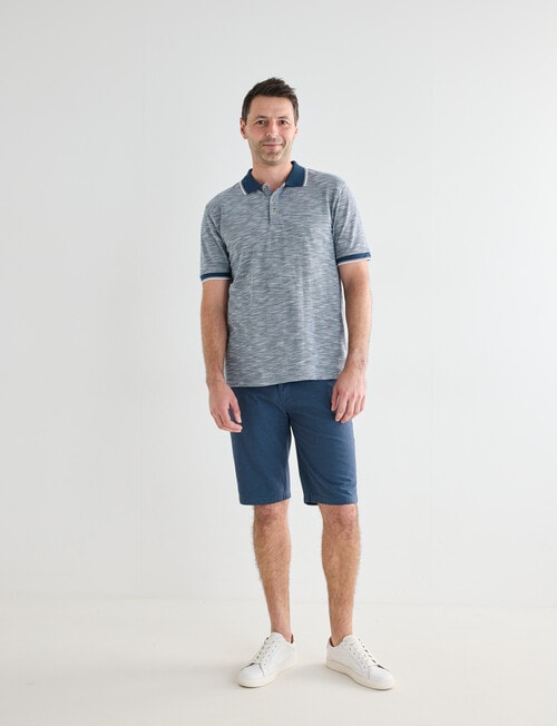 Chisel Tipped Polo Shirt, Petrol product photo View 03 L