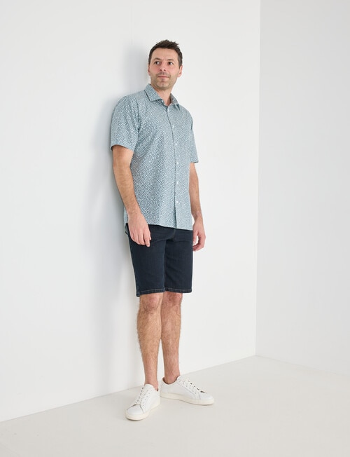 Chisel Stretch Denim Short, Indigo product photo View 03 L