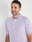 Chisel Tipped Polo Shirt, Mauve product photo