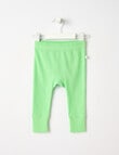 Teeny Weeny Rib Pant, Chlorophyll Green product photo