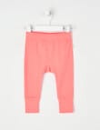Teeny Weeny Rib Essentials Pants, Coral product photo