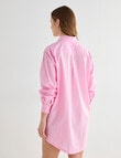 Mineral Sleep Stripe Nightshirt, Pink product photo View 02 S