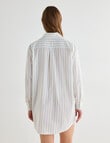 Mineral Sleep Stripe Nightshirt, Lemon product photo View 02 S