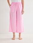 Mineral Sleep Stripe Crop Pant, Pink product photo View 04 S