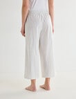 Mineral Sleep Stripe Crop Pant, Lemon product photo View 02 S