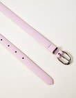 Boston + Bailey Mock Croc Skinny Belts, 2-Pack, Pink & Black product photo View 03 S