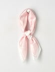 Boston + Bailey Square Satin Animal Print Scarf, Pink product photo