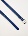 Boston + Bailey Mock Croc Skinny Belts, 2-Pack, Sand & Navy product photo View 02 S