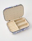 Boston + Bailey Large Floral Jewellery Box, Blue & Green product photo View 02 S