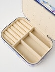 Boston + Bailey Large Floral Jewellery Box, Blue & Green product photo View 03 S
