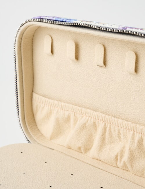 Boston + Bailey Large Floral Jewellery Box, Blue & Green product photo View 05 L