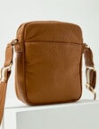 Boston + Bailey Double Pocket Crossbody Bag, Tan & White product photo View 02 S