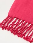 Boston + Bailey Classic Scarf, Raspberry product photo View 02 S