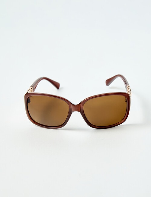 Whistle Accessories Link Sunglasses, Brown product photo View 02 L