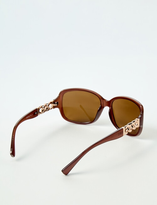 Whistle Accessories Link Sunglasses, Brown product photo View 03 L