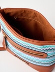 Boston + Bailey Spring Stripe Crossbody Bag, Blue product photo View 06 S
