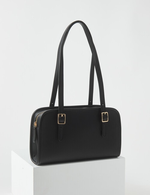 Whistle Accessories Long Handle Shopper Bag, Black product photo View 02 L