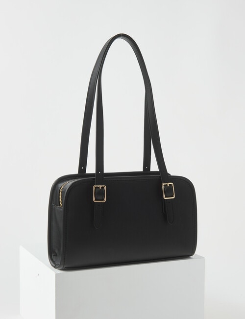 Whistle Accessories Long Handle Shopper Bag, Black product photo View 03 L