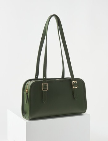 Whistle Accessories Long Handle Shopper Bag, Olive Green product photo