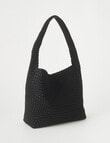 Whistle Accessories Weave Tote Bag, Black product photo