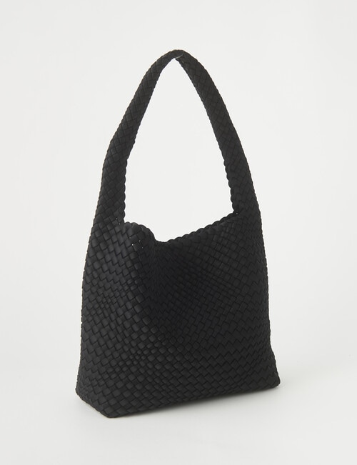 Whistle Accessories Weave Tote Bag, Black product photo