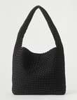 Whistle Accessories Weave Tote Bag, Black product photo View 04 S