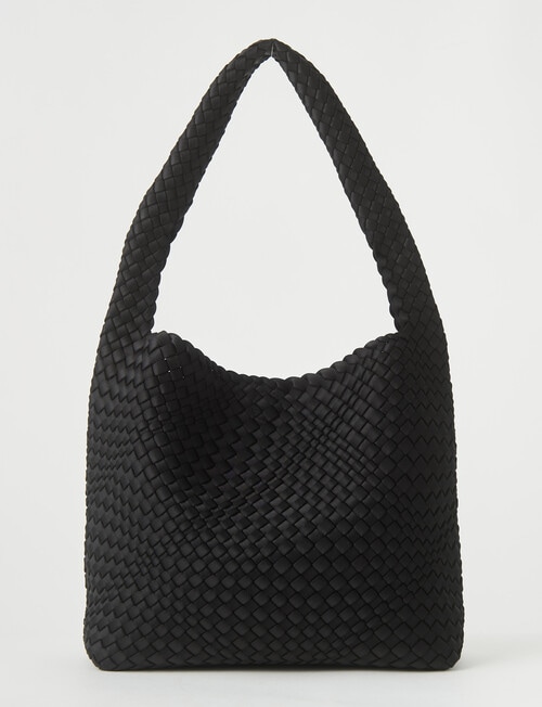 Whistle Accessories Weave Tote Bag, Black product photo View 04 L