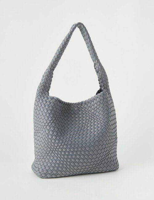 Whistle Accessories Weave Tote Bag, Grey product photo View 02 L
