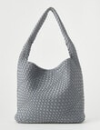 Whistle Accessories Weave Tote Bag, Grey product photo View 04 S