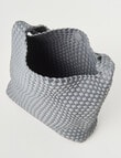 Whistle Accessories Weave Tote Bag, Grey product photo View 06 S