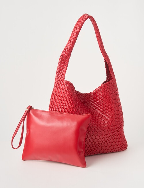 Whistle Accessories Weave Tote Bag, Cherry product photo View 03 L
