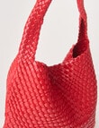 Whistle Accessories Weave Tote Bag, Cherry product photo View 05 S
