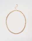Whistle Accessories Paperclip Chain Necklace, Gold Tone product photo