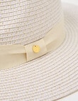 Boston + Bailey Weekender Fedora Hat, Natural product photo View 04 S