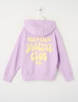 Mac & Ellie Athletics Club Pull On Hoodie, Lilac product photo View 02 S