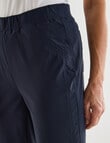 Ella J 7/8th Stitch Detail Pant, Navy product photo View 04 S
