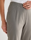 Ella J 7/8th Stitch Detail Pant, Khaki product photo View 04 S