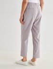 Ella J Stud Detail Crop Pant, Stone product photo View 02 S