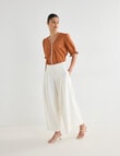 State of play Bertie Pleat Front Ankle Pant, Cream product photo