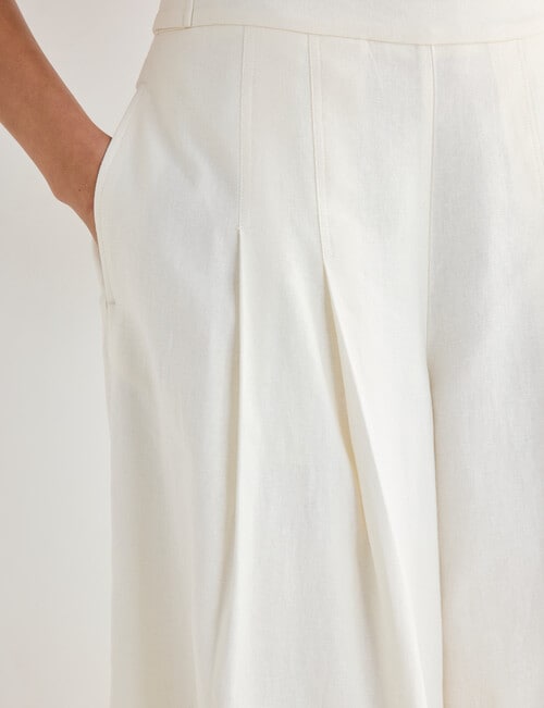 State of play Bertie Pleat Front Ankle Pant, Cream product photo View 05 L